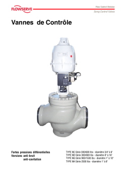 Flowserve SAS, Vannes de contr&ocirc;le - Reg-Nord