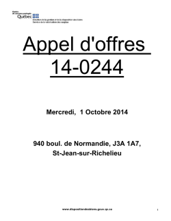 Catalogue Prix de vente Internet