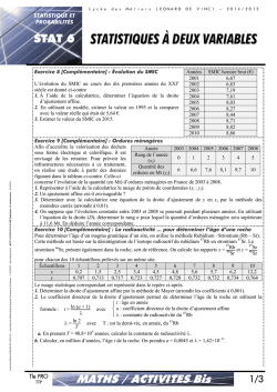 ACTIVITES Bis - EOLIPYLE Maths Sciences