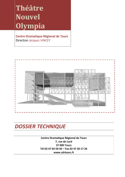 Th&eacute;&acirc;tre Nouvel Olympia - Centre dramatique r&eacute;gional de Tours