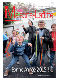 Bonne Année 2015 ! - Ville de Maisons