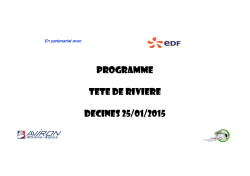 Programme - Aviron Union nautique de Villefranche