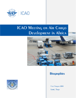 ICAO Meeting on Air Cargo Development in Africa