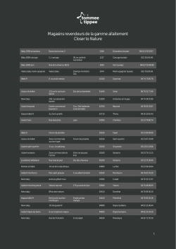télécharger notre liste de distributeurs