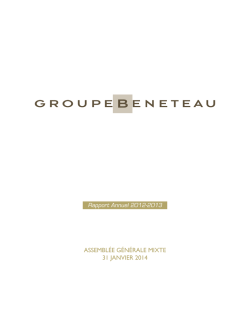 rapport annuel 2012-2013