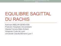 Rachis - Équilibre Sagittal - Abelin-Genevois - 17-09-2014