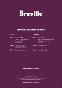 Breville Consumer Support