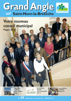 Grand Angle N&deg;39 - Saint Nom la Bret&egrave;che