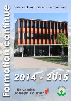 annee 2014-2015 formation continue facultes medecine