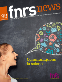 Communiquons la science