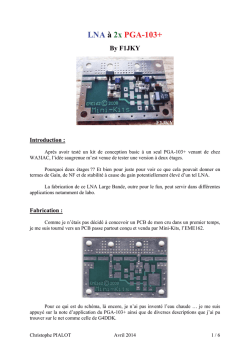 LNA à 2x PGA-103+ by F1JKY