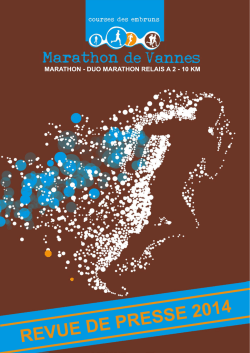 revue de presse 2014 - Marathon de Vannes