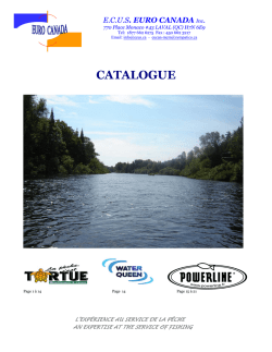 CATALOGUE - Tortue Peche Canada