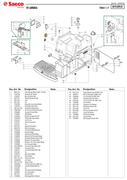 E019.009.01 VE AMBRA - Machines &agrave; caf&eacute; Saeco