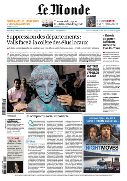 LE MONDE DU 13 ET 14.04.2014