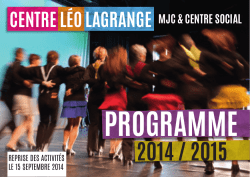 télécharger ici - Centre Léo Lagrange
