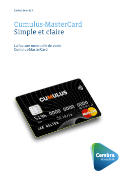 T&eacute;l&eacute;charger le PDF - Cembra Money Bank