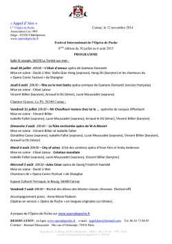 T&eacute;l&eacute;charger le programme Carnac-La Trinit&eacute; 2015