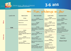 planning vac printemps 2014 3-6