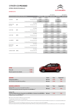 C3 NEW PICASSO PRIX FRA
