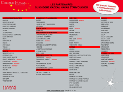liste des boutiques ch&egrave;que havas