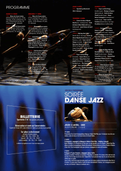 Du 31 mars au 4 avril, le Conservatoire rassemblera &agrave; nouveau plus