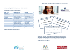 UNION RMPI &ndash; Union R&eacute;seau Mutuelle Professions Ind&eacute;pendantes