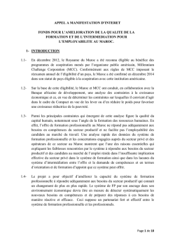 T&eacute;l&eacute;charger l`avis d`Appel &agrave; manifestation d`int&eacute;r&ecirc;t.