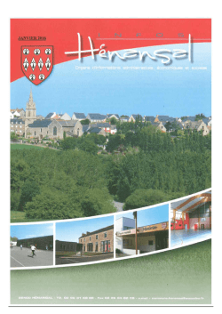 Bulletin communal HENANSAL