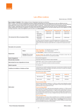 Les offres Livebox - La Boutique Orange