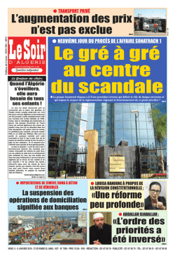 PAGE GABARIT - Le Soir d`Alg&eacute;rie