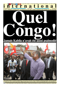 Jamais Kabila n`avait &eacute;t&eacute; aussi psalmodi&eacute; &agrave;