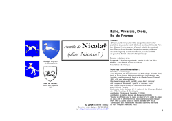 Nicola&yuml; - Racines & Histoire