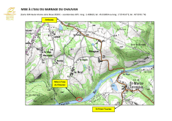 MISE &Agrave; L`EAU DU BARRAGE DU CHAUVAN