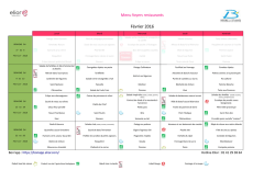 Menu des foyers s&eacute;niors - F&eacute;v