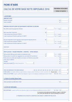 fiche d`aide calcul de votre base nette imposable 2016
