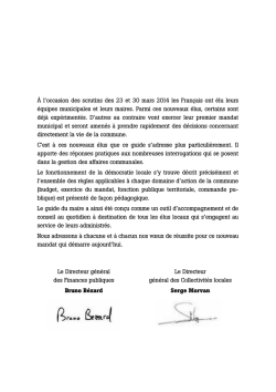 Le guide du maire - Collectivités locales