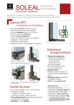 Fiche simple fenetre FY SOLEAL 55 minimal