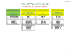 Plateau U7 du Douaisis