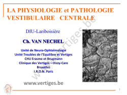 Les syndromes vestibulaires centraux
