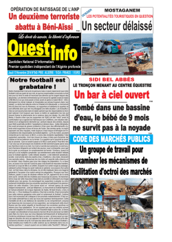 Jeudi 13 Novembre 2014 - Ouest-info