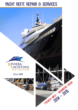 Annuaire des membres - Riviera Yachting Network