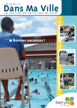 Magazine de juillet-ao&ucirc;t 2014 - Saint-Leu-La