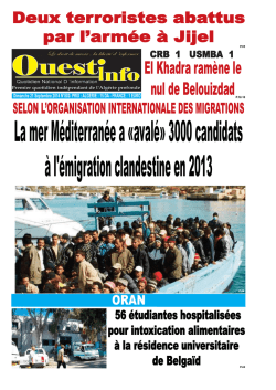 Dimanche 21 Septembre 2014 - Ouest-info