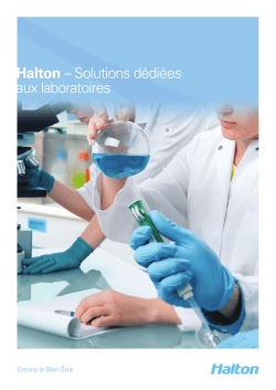Halton &ndash; Solutions d&eacute;di&eacute;es aux laboratoires