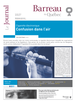 Journal du Barreau - Volume 46, num&eacute;ro 9