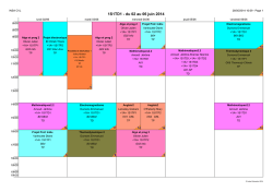 1S1TD1 - du 02 au 06 juin 2014