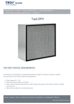 Type DFH - TROX France