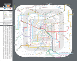 Plan du réseau régional des transports