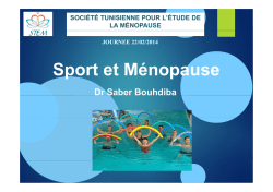 Sport et M&eacute;nopause